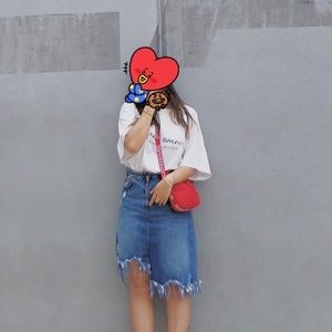 Zara denim skirt